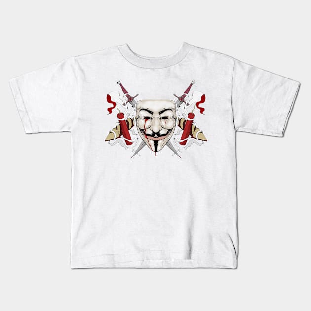 Anarchy Kids T-Shirt by MJHiblenART